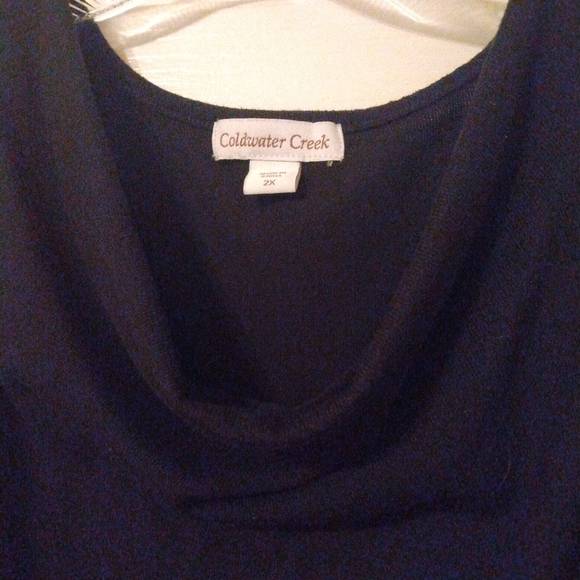 Cold Water Creek sleeveless light weight sweater. Size 2X. NWOT. - Picture 5 of 6